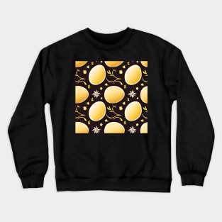 Easter eggs 2 wallpaper style (MD23Etr002) Crewneck Sweatshirt